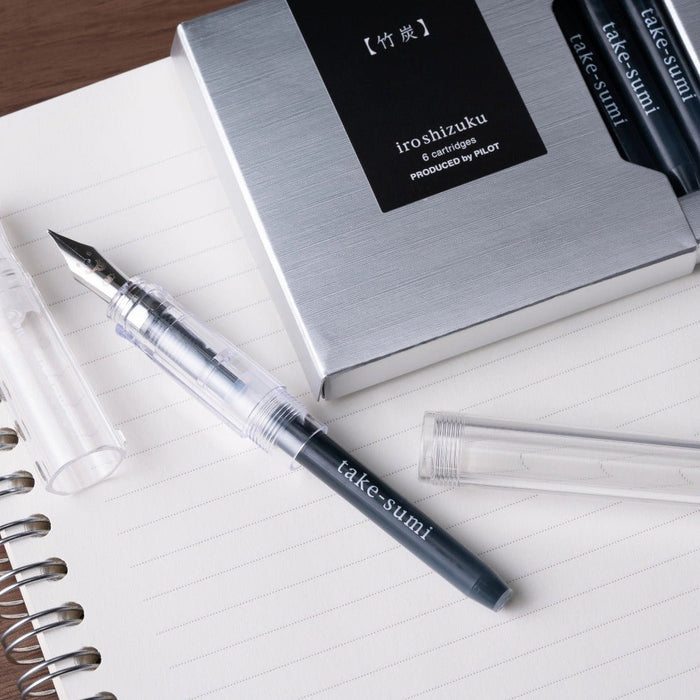 Pilot Iroshizuku Ink Cartridges - Take - sumi - Pen Boutique Ltd
