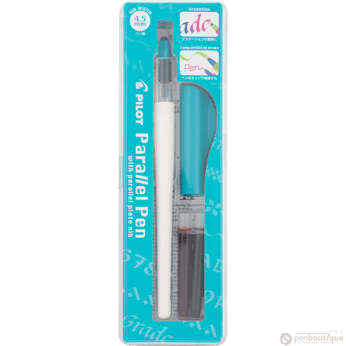 Pilot Parallel Fountain Pen - Turquoise - 4.5 mm - Pen Boutique Ltd