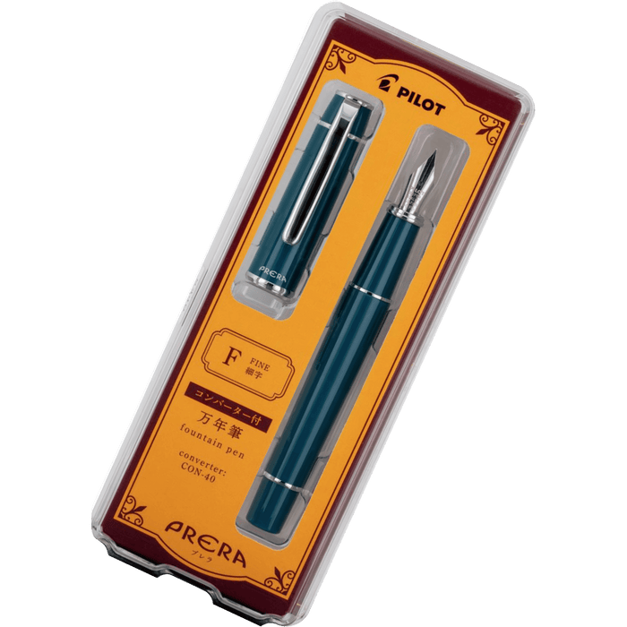 Pilot Prera Fountain Pen - Empress Teal - Pen Boutique Ltd