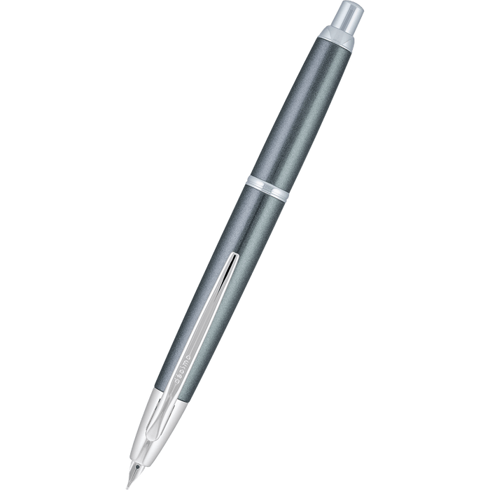 Pilot Vanishing Point Fountain Pen - Decimo Dark Grey - Pen Boutique Ltd