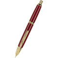 Pilot Vanishing Point Fountain Pen - Red - Gold Trim - Pen Boutique Ltd