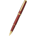 Platinum BISO Fountain Pen - Flame Red - Pen Boutique Ltd