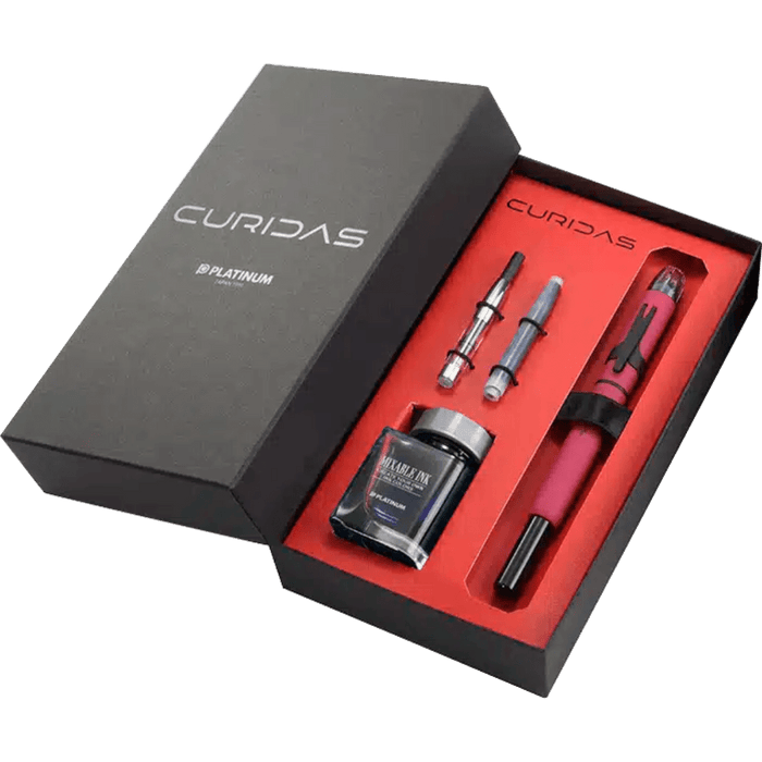 Platinum Curidas Fountain Pen - Matte Red (Limited Edition) - Pen Boutique Ltd