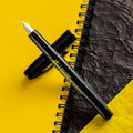 Platinum Preppy Fountain Pen - Yellow Logo (Black Edition) - Pen Boutique Ltd