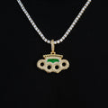 Poing Doré Pendant in Yellow Gold