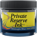Private Reserve Fast Dry Ink Bottle - Midnight Blue - 60ml - Pen Boutique Ltd