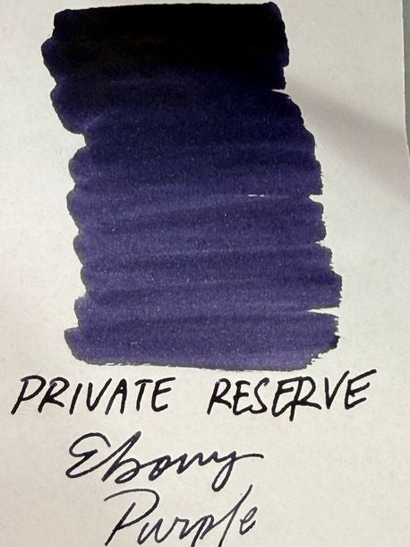Private Reserve Ink Bottle - Ebony Purple - 60ml - Pen Boutique Ltd