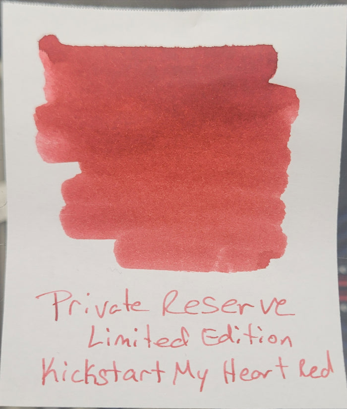 Private Reserve Ink Bottle - Kickstart My Heart Red - 60 ml (Limited Edition) - Pen Boutique Ltd