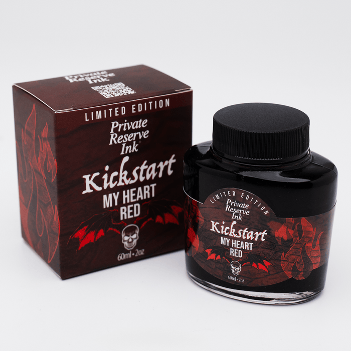 Private Reserve Ink Bottle - Kickstart My Heart Red - 60 ml (Limited Edition) - Pen Boutique Ltd