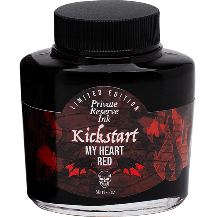 Private Reserve Ink Bottle - Kickstart My Heart Red - 60 ml (Limited Edition) - Pen Boutique Ltd
