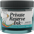 Private Reserve Pearlescent Ink Bottle - Turquoise/Silver - 60ml - Pen Boutique Ltd