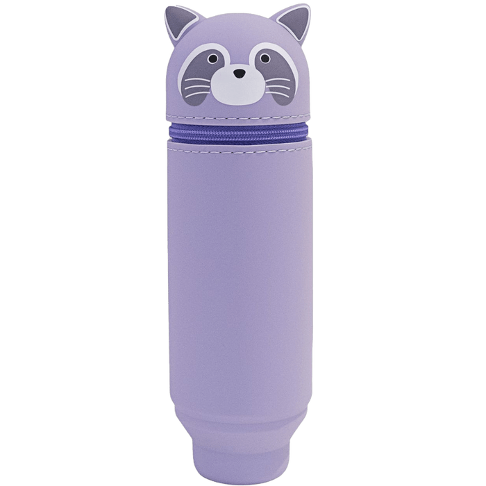 Punilabo Silicone Stand Up Pen Cases - Racoon - Pen Boutique Ltd