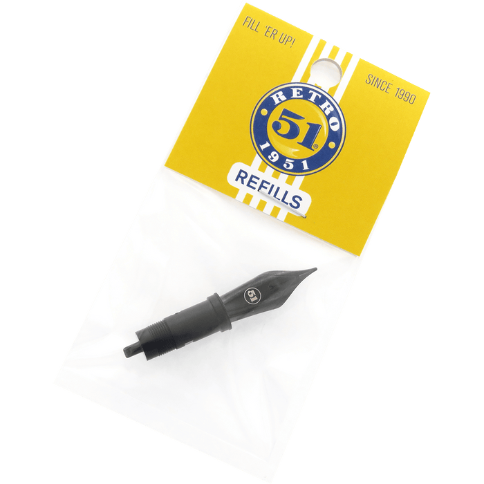 Retro 51 Nib - Black Coated - Pen Boutique Ltd