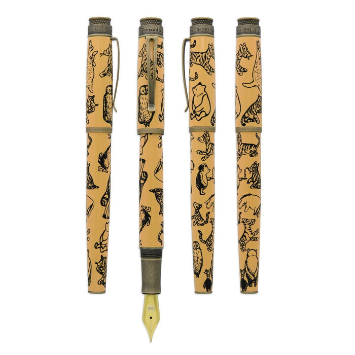 Retro 51 Tornado Fountain Pen - TIGGER - A.A. Milne The House at Pooh Corner Decorations (E.H. Shepard) LIMITED EDITION - Pen Boutique Ltd