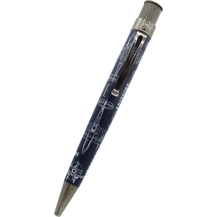 Retro 51 Tornado Imperial War Museum Rollerball Pen - Spitfire Blueprint - Pen Boutique Ltd