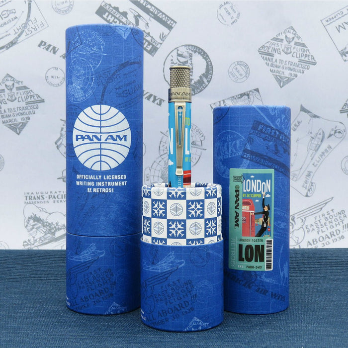 Retro 51 Tornado Rollerball Pen - Pan Am London Poster - Pen Boutique Ltd