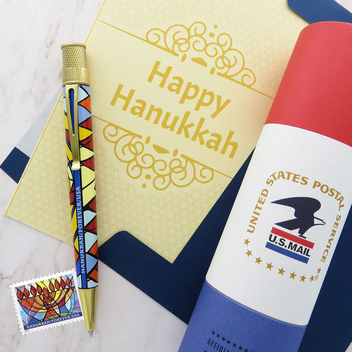Retro 51 Tornado Rollerball Pen - USPS Hanukkah (Limited Edition) - Pen Boutique Ltd
