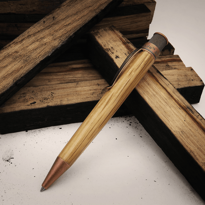Retro 51 Tornado Rollerball Pen - Woodworks Bourbon - Pen Boutique Ltd