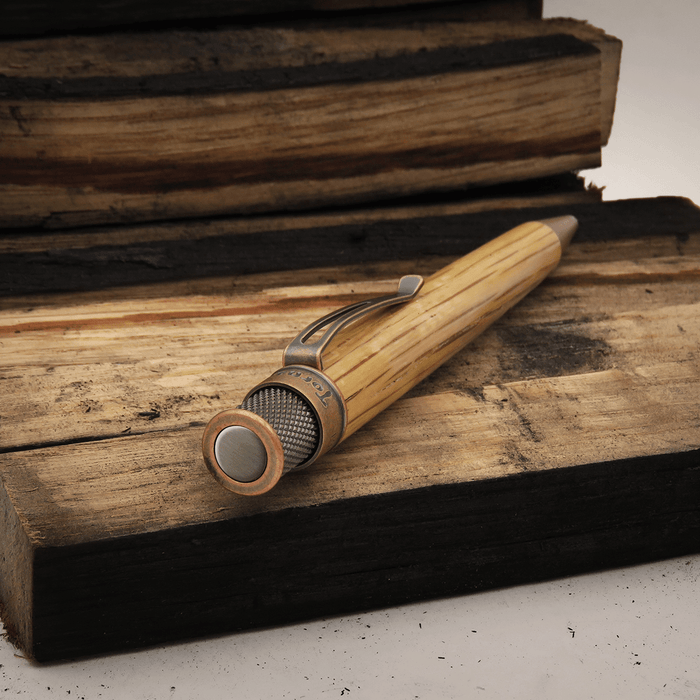 Retro 51 Tornado Rollerball Pen - Woodworks Bourbon - Pen Boutique Ltd