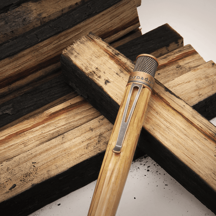 Retro 51 Tornado Rollerball Pen - Woodworks Bourbon - Pen Boutique Ltd