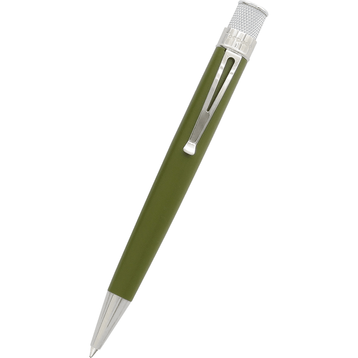 Retro 51 Tornado Seasonal Touch Rollerball Pen - Juniper Green - Pen Boutique Ltd