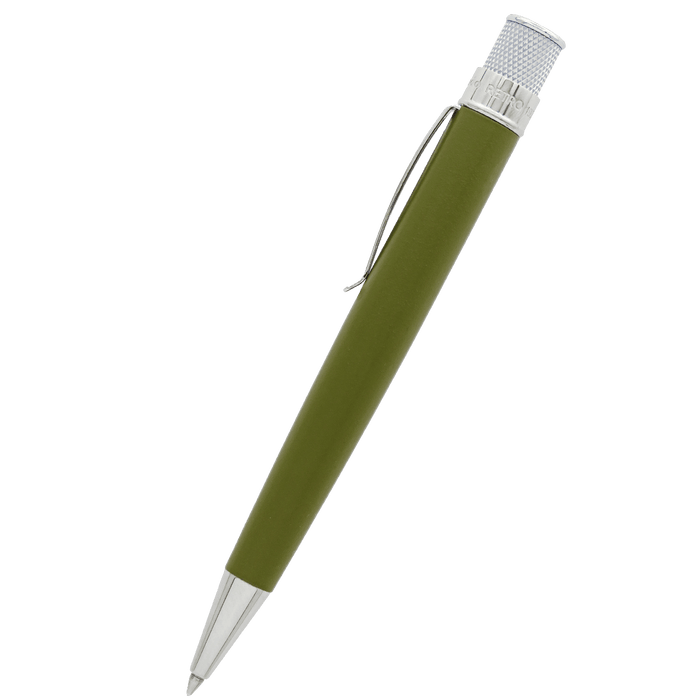 Retro 51 Tornado Seasonal Touch Rollerball Pen - Juniper Green - Pen Boutique Ltd