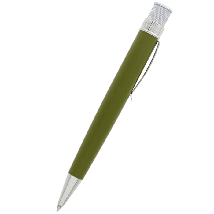 Retro 51 Tornado Seasonal Touch Rollerball Pen - Juniper Green - Pen Boutique Ltd