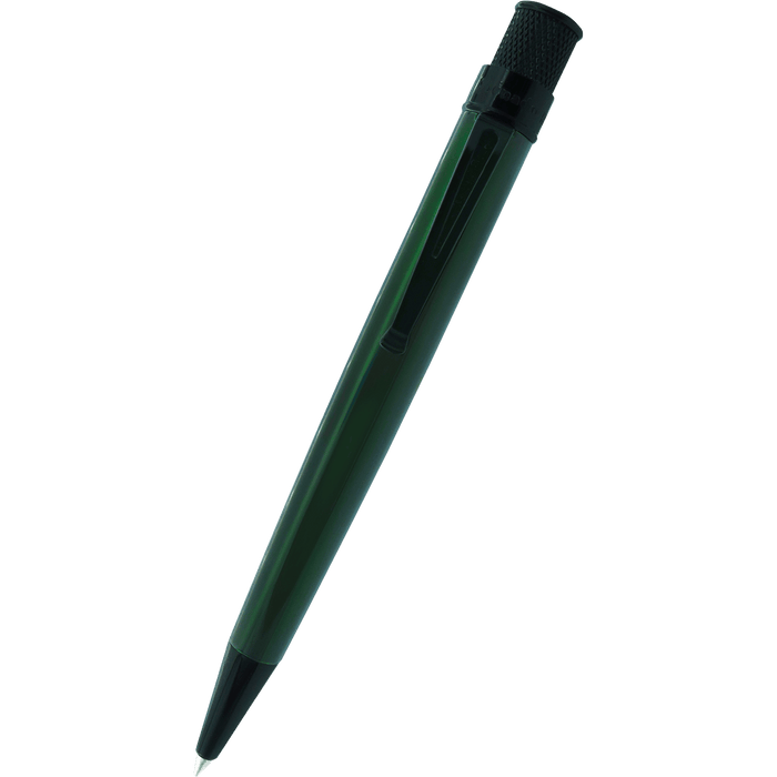 Retro 51 Tornado Stealth Lacquers Rollerball Pen - Emerald Green - Pen Boutique Ltd