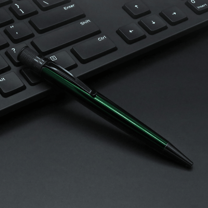 Retro 51 Tornado Stealth Lacquers Rollerball Pen - Emerald Green - Pen Boutique Ltd