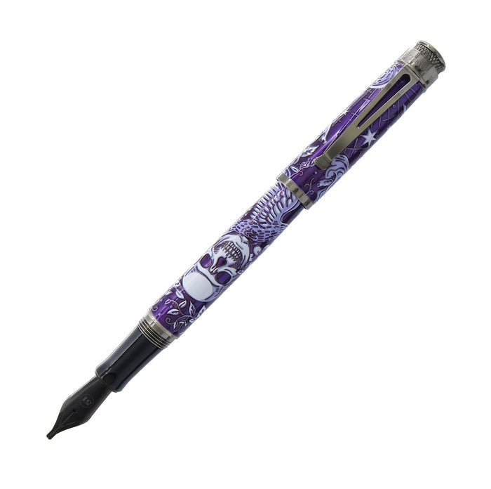 Retro 51 Tornado x Pen Boutique Exclusive Fountain Pen - Raven 3 - 2024 Edition - Pen Boutique Ltd