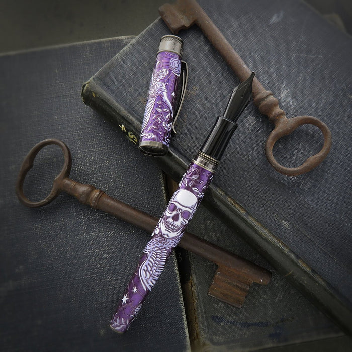 Retro 51 Tornado x Pen Boutique Exclusive Fountain Pen - Raven 3 - 2024 Edition - Pen Boutique Ltd