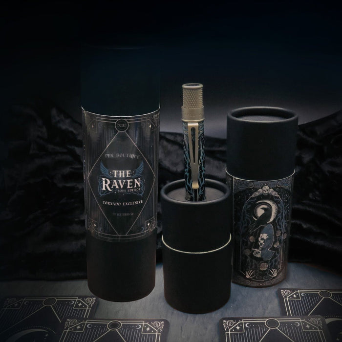 Retro 51 x Pen Boutique Tornado Rollerball Pen - Raven 4 (Limited Edition 2025) - Pen Boutique Ltd