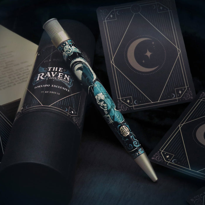 Retro 51 x Pen Boutique Tornado Rollerball Pen - Raven 4 (Limited Edition 2025) - Pen Boutique Ltd