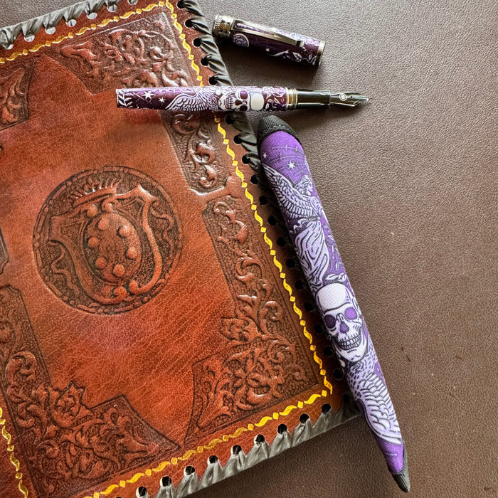 Retro 51 x Rickshaw Bagworks Pen Sleeve - Raven 3 - Pen Boutique Ltd