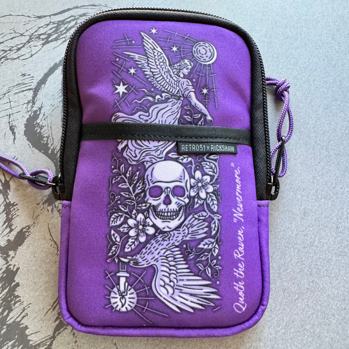 Retro 51 x Rickshaw Bagworks Sinclair Triple Pen Case - Raven 3 - Pen Boutique Ltd
