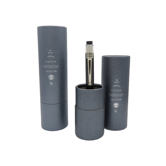 Retro51 Tornado Platinum Pencil - Black Nickel - Pen Boutique Ltd