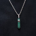 Rick & Morty Pickle Official Warner Bros. Pendant in White Gold