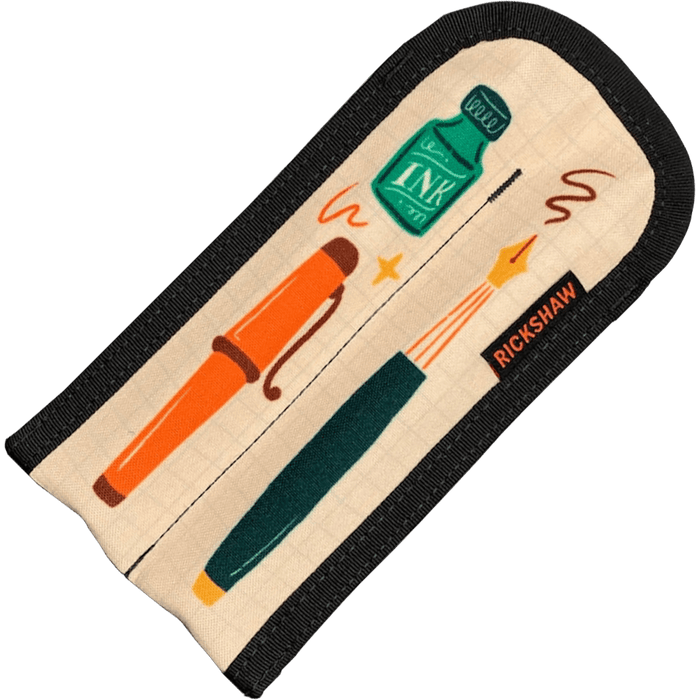 Rickshaw 2 Pen Coozy Pen Case - Doin' All Write - Long - Pen Boutique Ltd