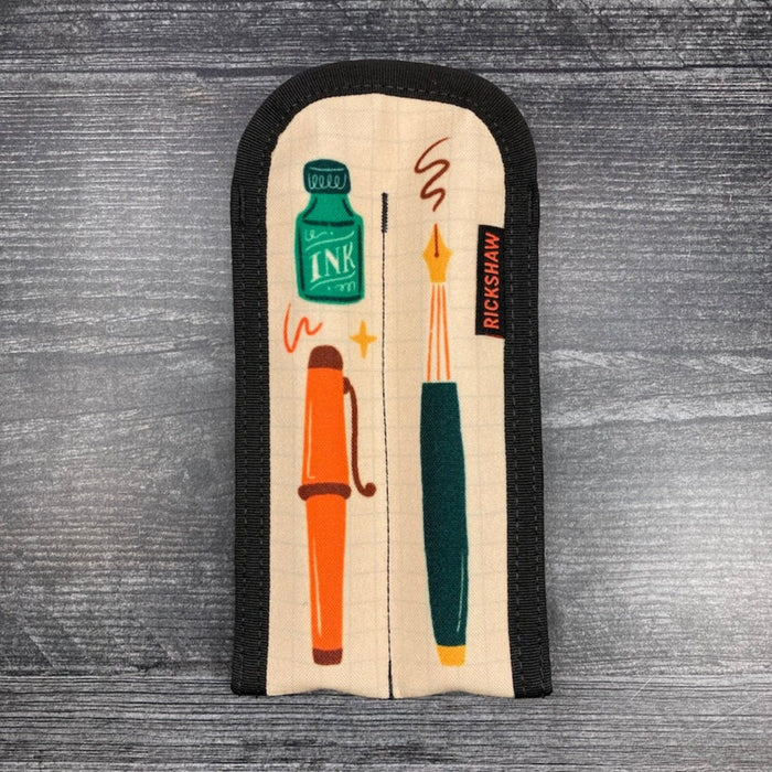 Rickshaw 2 Pen Coozy Pen Case - Doin' All Write - Long - Pen Boutique Ltd