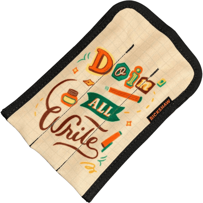 Rickshaw 3 Pen Coozy Pen Case - Doin' All Write - Long - Pen Boutique Ltd