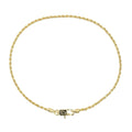 Rope Chain Bracelet in Yellow Gold Vermeil - 2mm