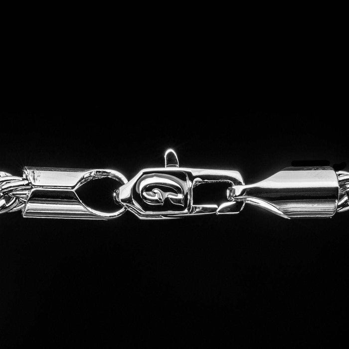 Rope Chain in White Gold - 4mm - The GLD Shop