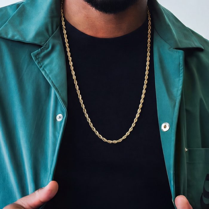 18k Gold Plated / 28" / Yellow Gold