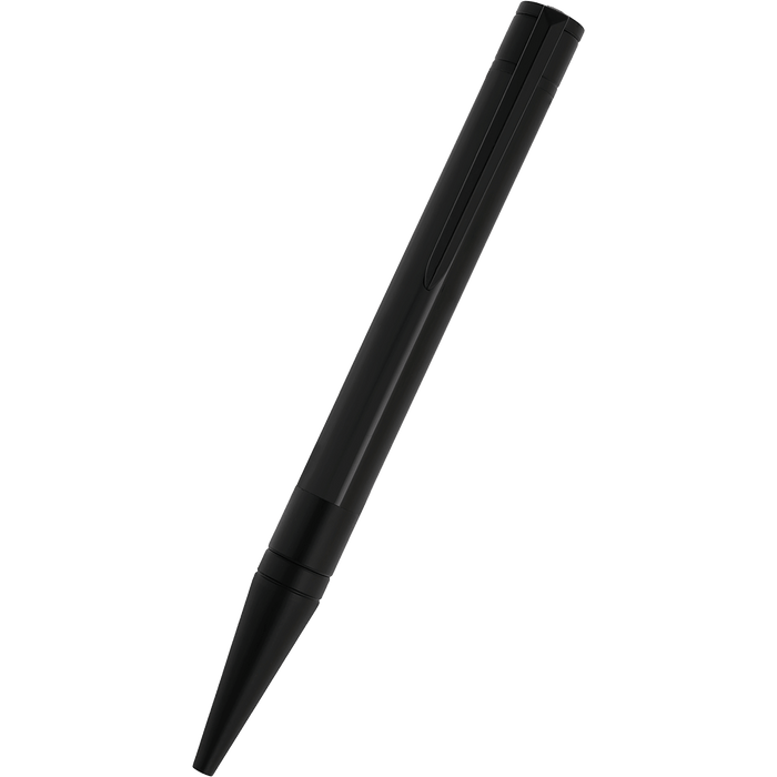 S T Dupont D - Initial Ballpoint Pen - Black - Matte Black Trim - Pen Boutique Ltd