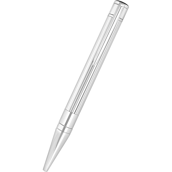 S T Dupont D - Initial Ballpoint Pen - Duo Tone - Chrome Trim - Pen Boutique Ltd