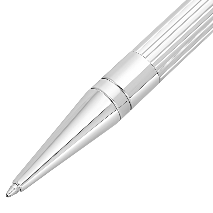 S T Dupont D - Initial Ballpoint Pen - Duo Tone - Chrome Trim - Pen Boutique Ltd