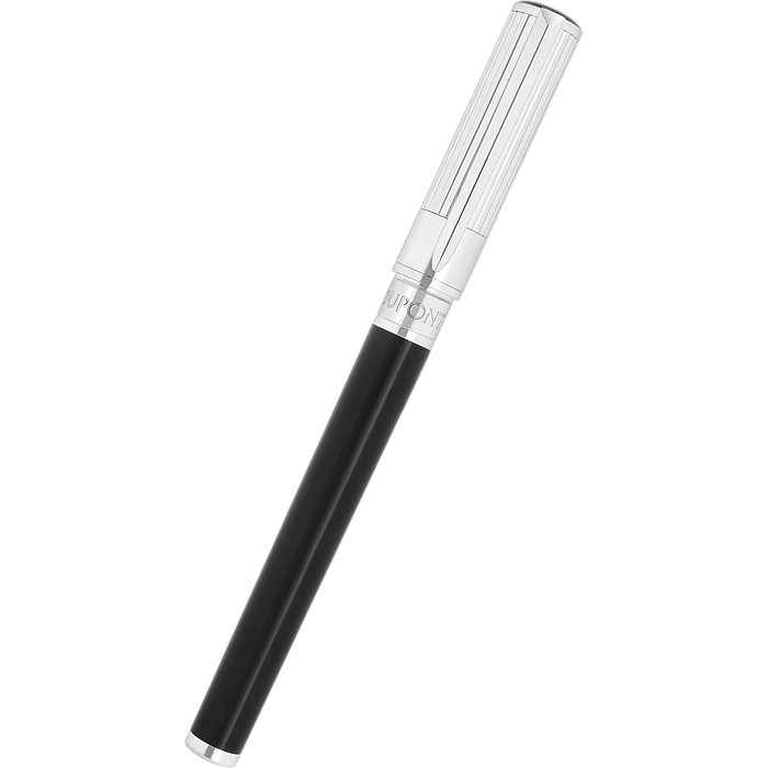 S T Dupont D - Initial Rollerball Pen - Duo Tone - Chrome Trim - Pen Boutique Ltd