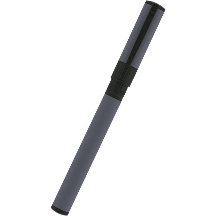 S T Dupont D - Initial Rollerball Pen - Velvet - Graphite/Matte Black - Pen Boutique Ltd