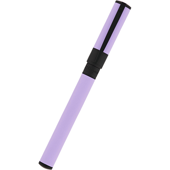 S T Dupont D - Initial Rollerball Pen - Velvet - Lilac/Matte Black - Pen Boutique Ltd
