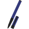 S T Dupont D - Initial Rollerball Pen - Velvet - Ocean Blue/Matte Black - Pen Boutique Ltd